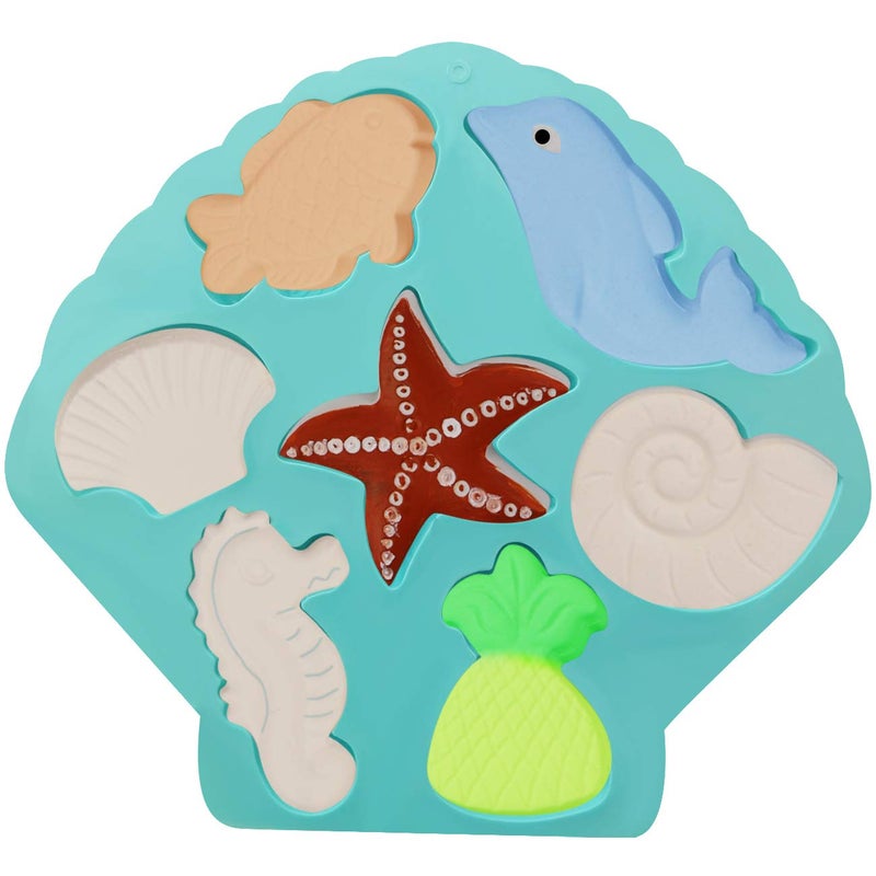 Palksky Under The Sea Silicone Cake Mold Ocean Animal Dolphin/Fish/Conch/Starfish/Sea Shell/Seahorse/Mermaid Tail Soap Mold for Bath Bomb Jelly Mousse Candy Chocolate Mold Random Color - Image 5